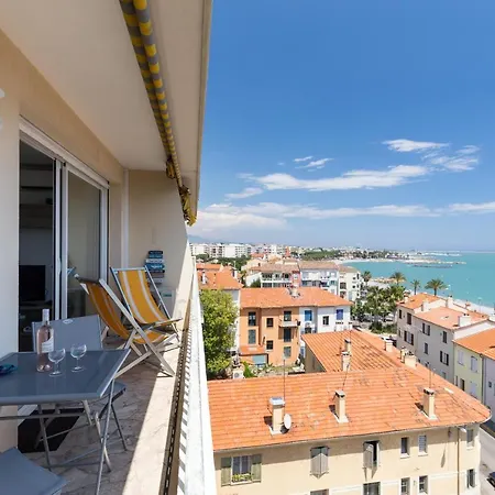 Gorgeous With Terrace, Elevator, Ac, Free Parking - Le Regis Apartman Cagnes-sur-Mer